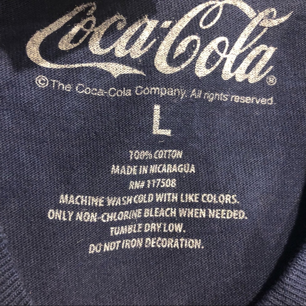 NWT Coco cola long sleeve crop top size Large - Picture 8 of 8